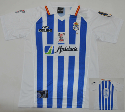 Recreativo Huelva 1a Equipación 2002/03 copa de rey champion